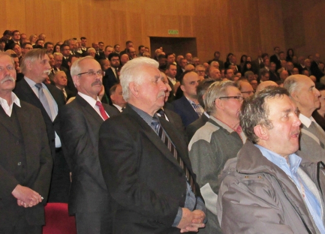 Liczna reprezentacja Mielca na wojewódzkim opłatku PiS