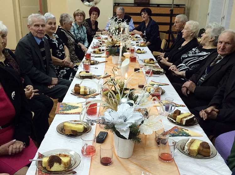 Uroczyste spotkanie opłatkowe w Klubie Seniora ?Wrzos?