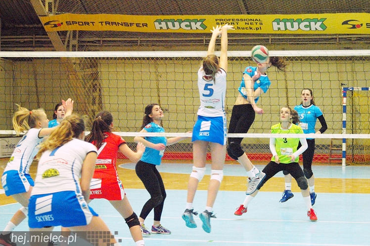 Juniorskie starcie siatkarek z Mielca i Rzeszowa