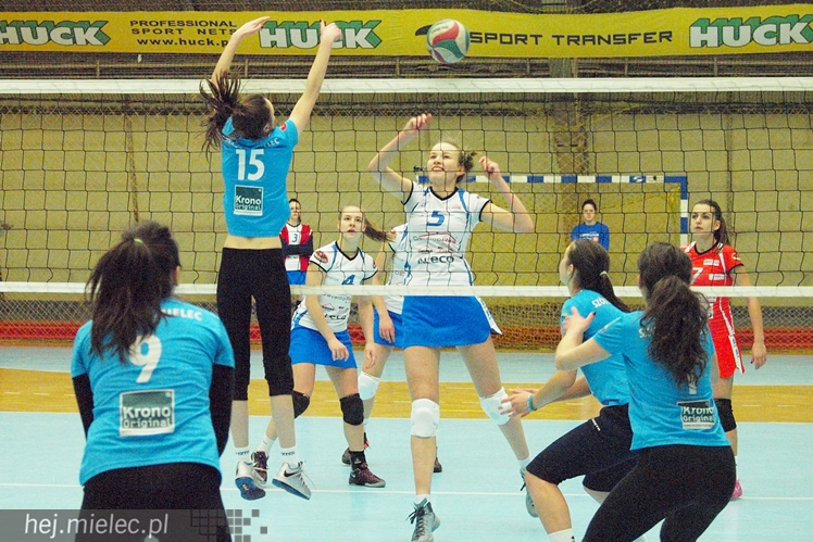 Juniorskie starcie siatkarek z Mielca i Rzeszowa