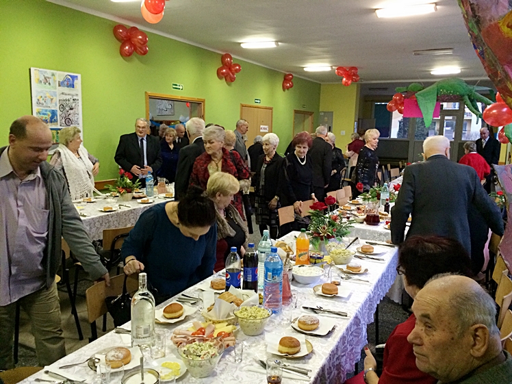 Spotkanie walentynkowe Klubu Seniora 