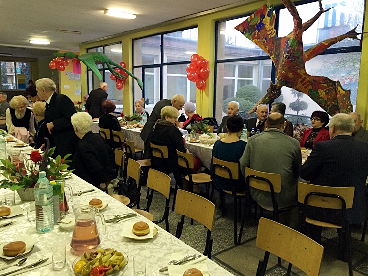 Spotkanie walentynkowe Klubu Seniora 