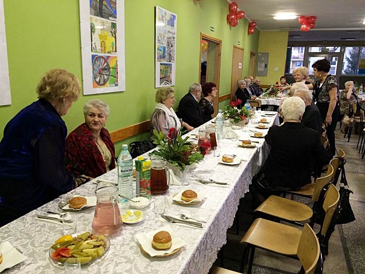 Spotkanie walentynkowe Klubu Seniora 