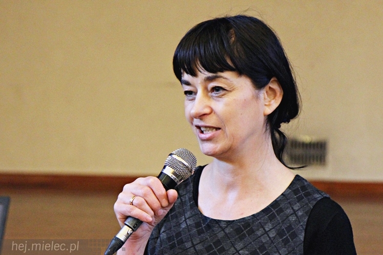 Zuzanna Kurtyka w Mielcu. Spotkanie z mieszkańcami