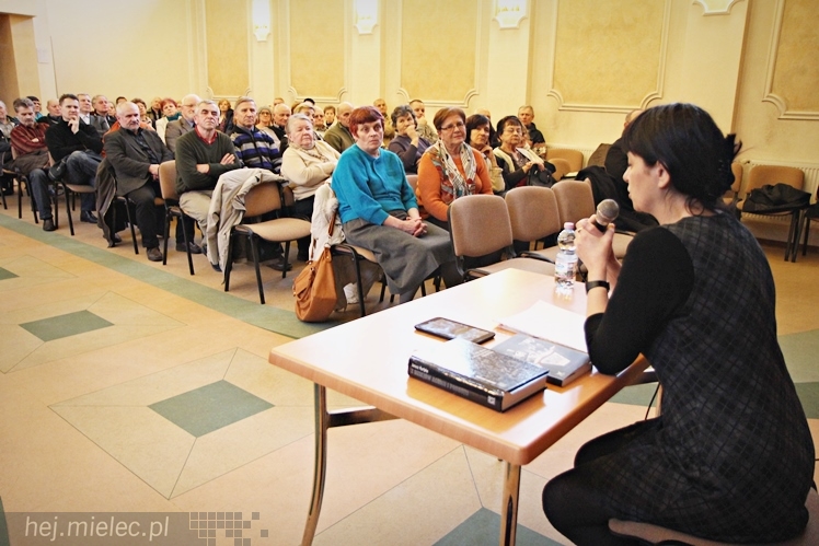 Zuzanna Kurtyka w Mielcu. Spotkanie z mieszkańcami