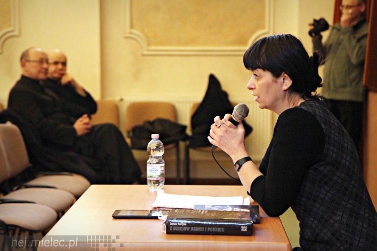 Zuzanna Kurtyka w Mielcu. Spotkanie z mieszkańcami