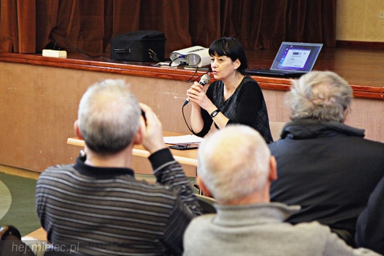 Zuzanna Kurtyka w Mielcu. Spotkanie z mieszkańcami
