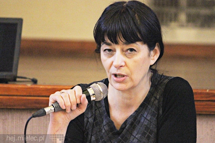 Zuzanna Kurtyka w Mielcu. Spotkanie z mieszkańcami