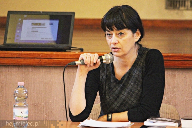 Zuzanna Kurtyka w Mielcu. Spotkanie z mieszkańcami