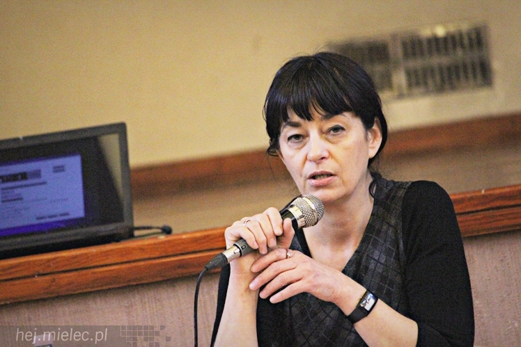 Zuzanna Kurtyka w Mielcu. Spotkanie z mieszkańcami