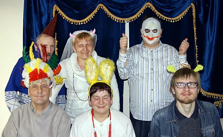 Zabawa integracyjna uczestników ŚDS