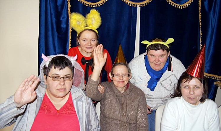 Zabawa integracyjna uczestników ŚDS