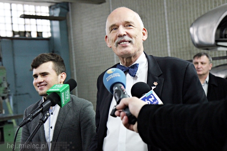 Konferencja prasowa Janusza Korwin-Mikke o specjalnych strefach ekonomicznych