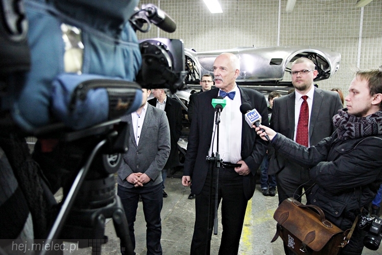 Konferencja prasowa Janusza Korwin-Mikke o specjalnych strefach ekonomicznych