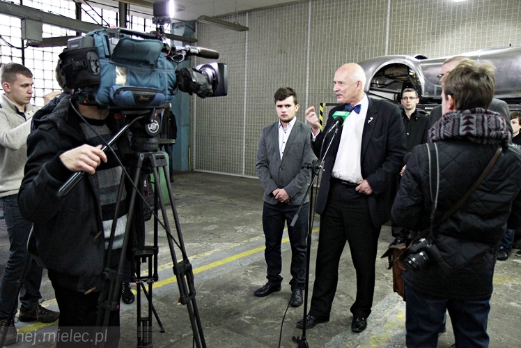 Konferencja prasowa Janusza Korwin-Mikke o specjalnych strefach ekonomicznych