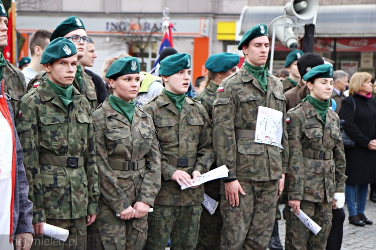 Narodowy Dzień Żołnierzy Wyklętych: Finał Marszu, uroczystości na Placu AK - cz. III