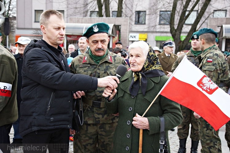 Narodowy Dzień Żołnierzy Wyklętych: Finał Marszu, uroczystości na Placu AK - cz. III