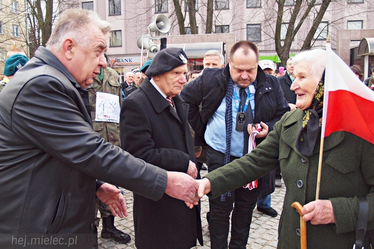 Narodowy Dzień Żołnierzy Wyklętych: Finał Marszu, uroczystości na Placu AK - cz. III