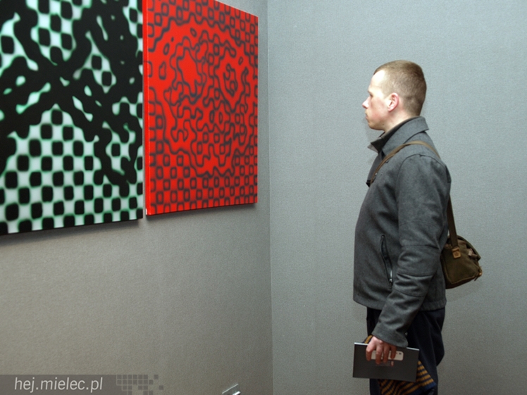 Wernisaż wystawy prac Macieja Wieczerzaka