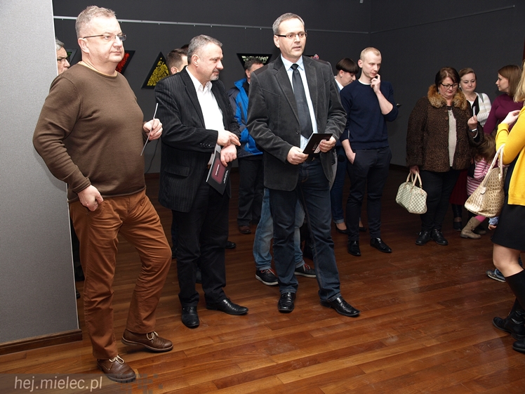 Wernisaż wystawy prac Macieja Wieczerzaka