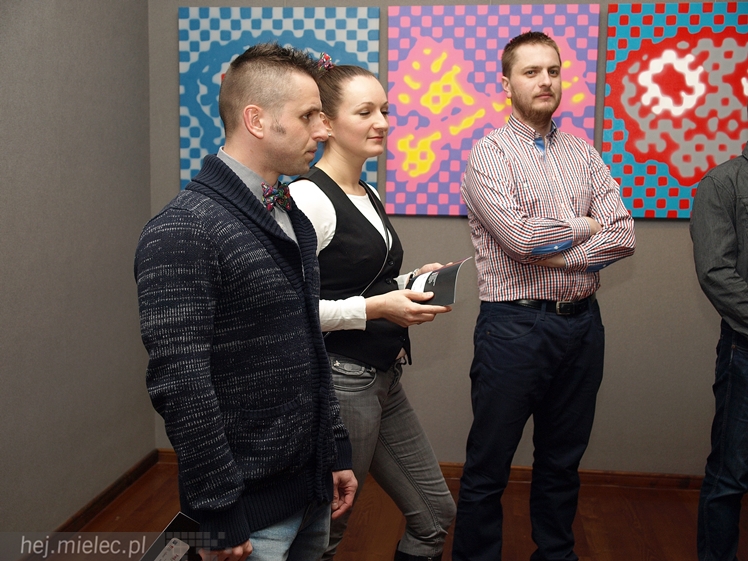 Wernisaż wystawy prac Macieja Wieczerzaka