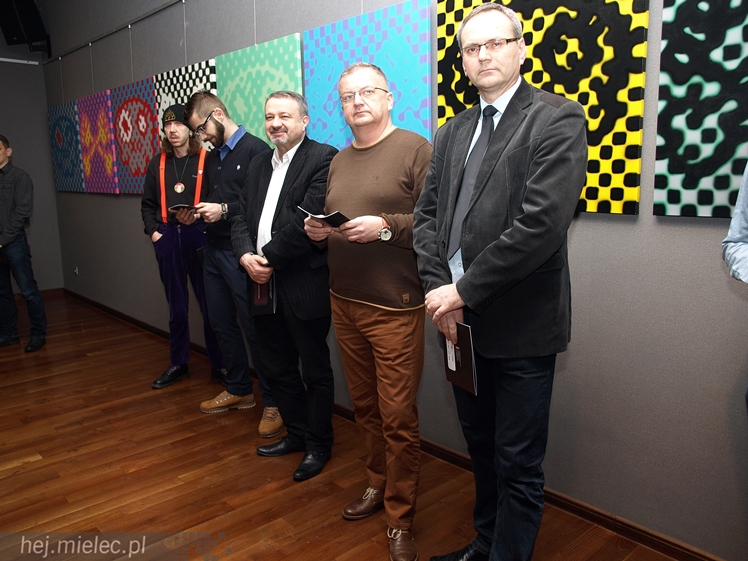 Wernisaż wystawy prac Macieja Wieczerzaka