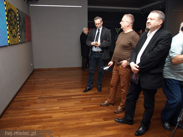 Wernisaż wystawy prac Macieja Wieczerzaka