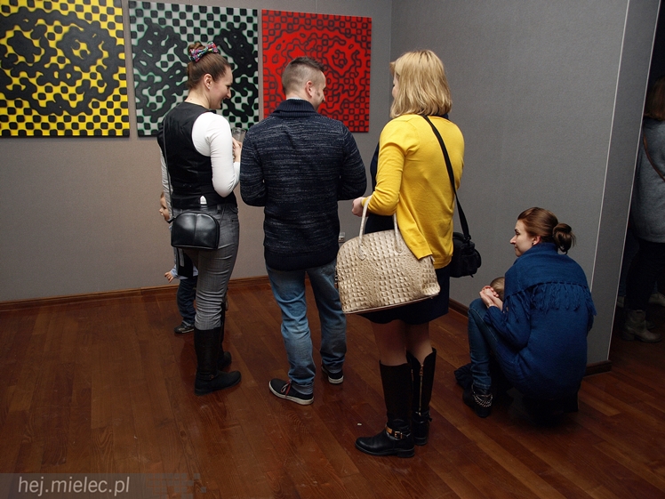 Wernisaż wystawy prac Macieja Wieczerzaka