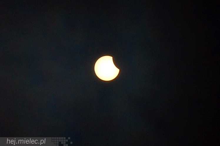 Zaćmienie Słońca nad Mielcem