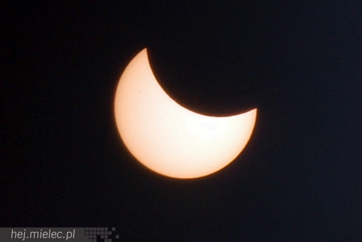 Zaćmienie Słońca nad Mielcem