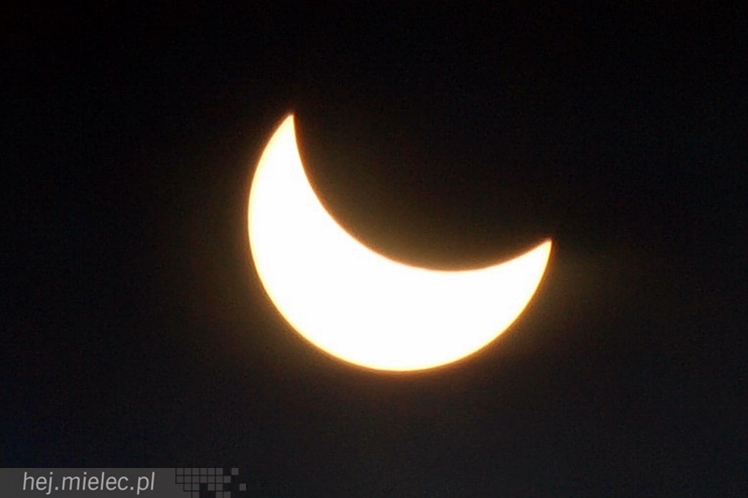 Zaćmienie Słońca nad Mielcem