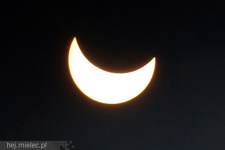 Zaćmienie Słońca nad Mielcem