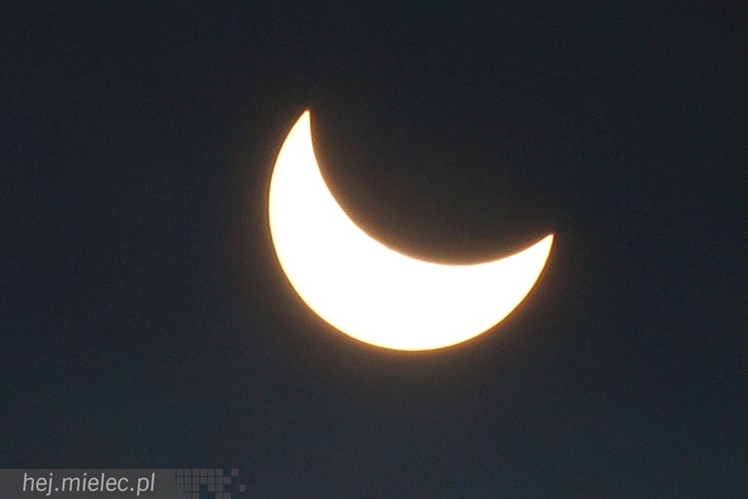 Zaćmienie Słońca nad Mielcem