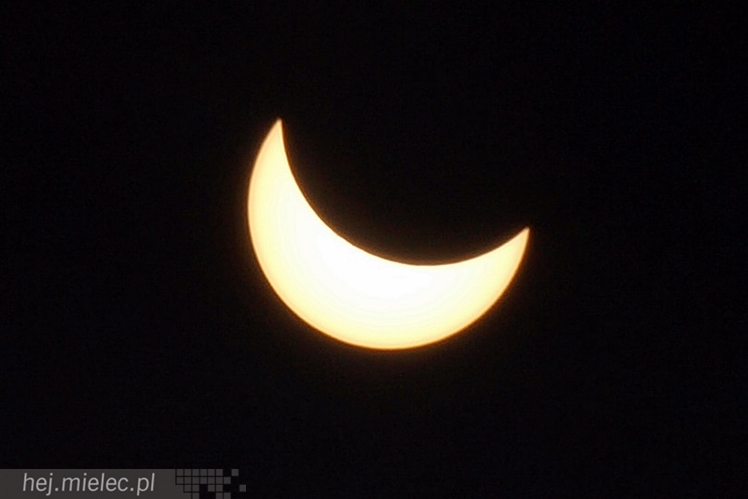 Zaćmienie Słońca nad Mielcem