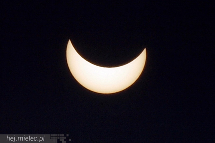 Zaćmienie Słońca nad Mielcem