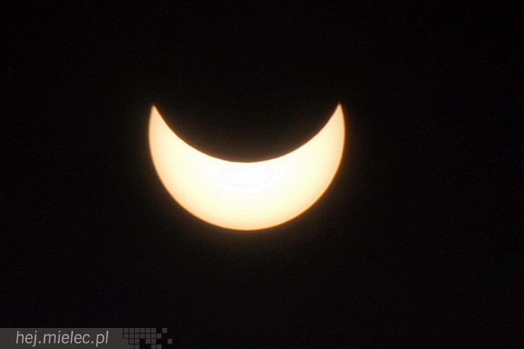 Zaćmienie Słońca nad Mielcem