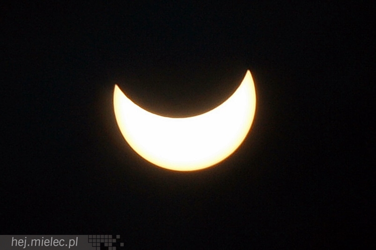 Zaćmienie Słońca nad Mielcem