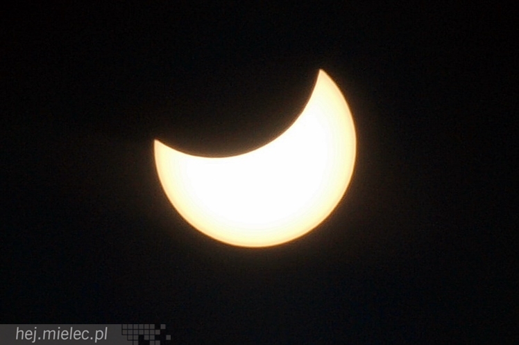Zaćmienie Słońca nad Mielcem