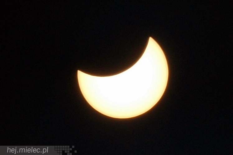 Zaćmienie Słońca nad Mielcem
