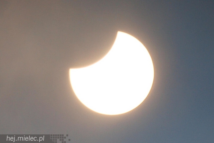 Zaćmienie Słońca nad Mielcem