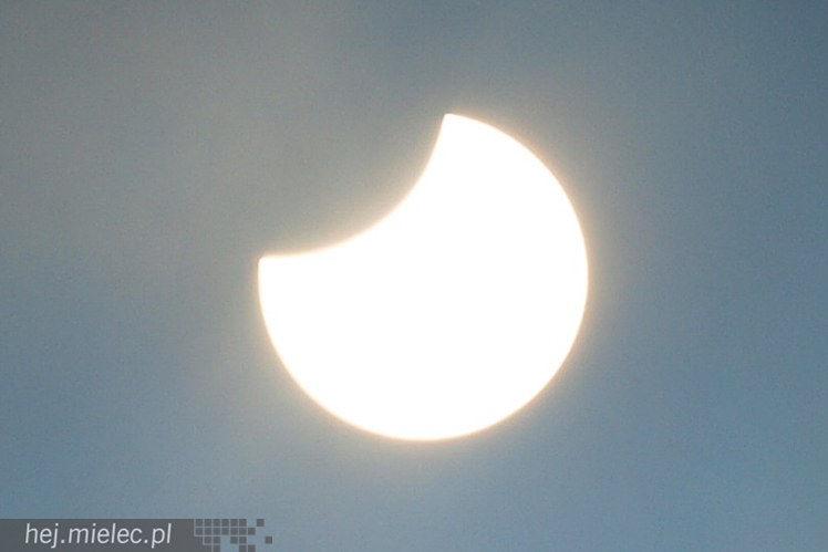 Zaćmienie Słońca nad Mielcem