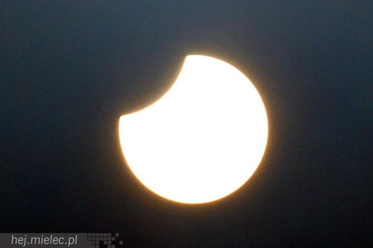 Zaćmienie Słońca nad Mielcem