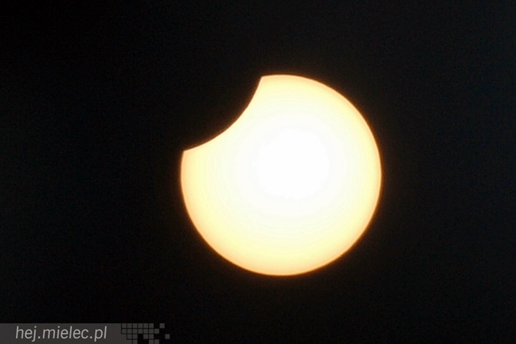 Zaćmienie Słońca nad Mielcem