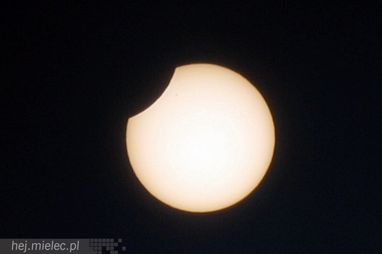 Zaćmienie Słońca nad Mielcem