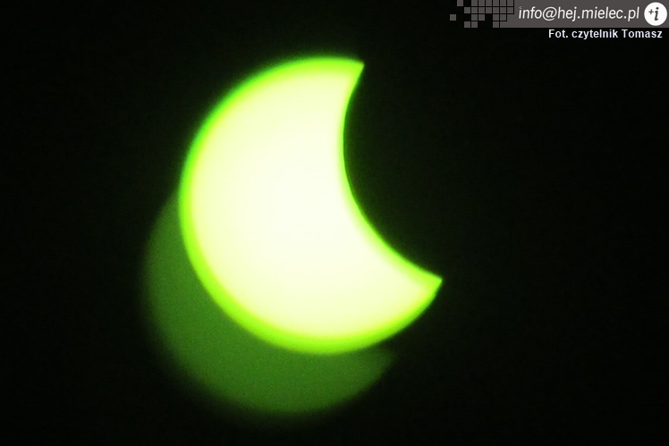 Zaćmienie Słońca nad Mielcem