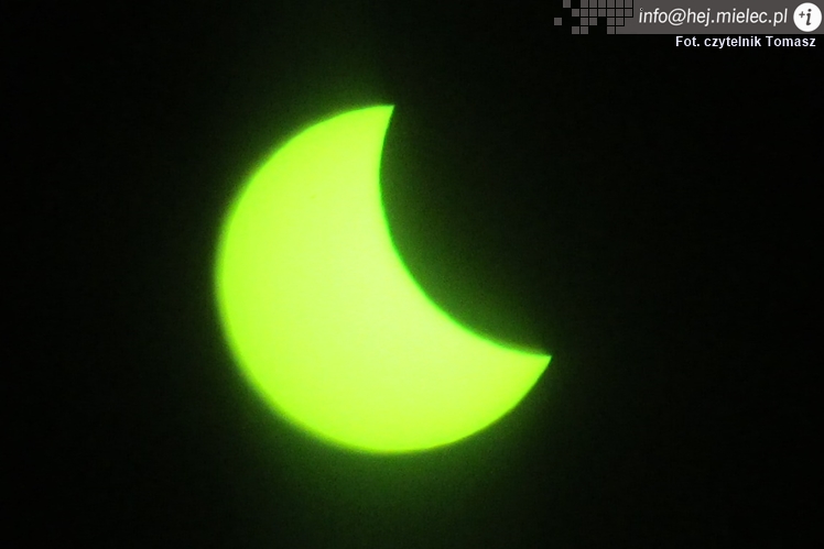 Zaćmienie Słońca nad Mielcem