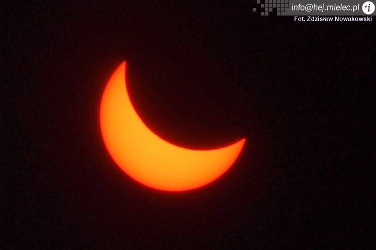 Zaćmienie Słońca nad Mielcem