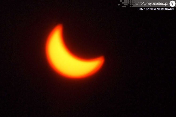 Zaćmienie Słońca nad Mielcem
