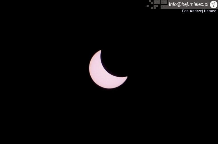Zaćmienie Słońca nad Mielcem