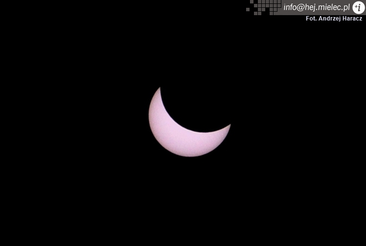 Zaćmienie Słońca nad Mielcem